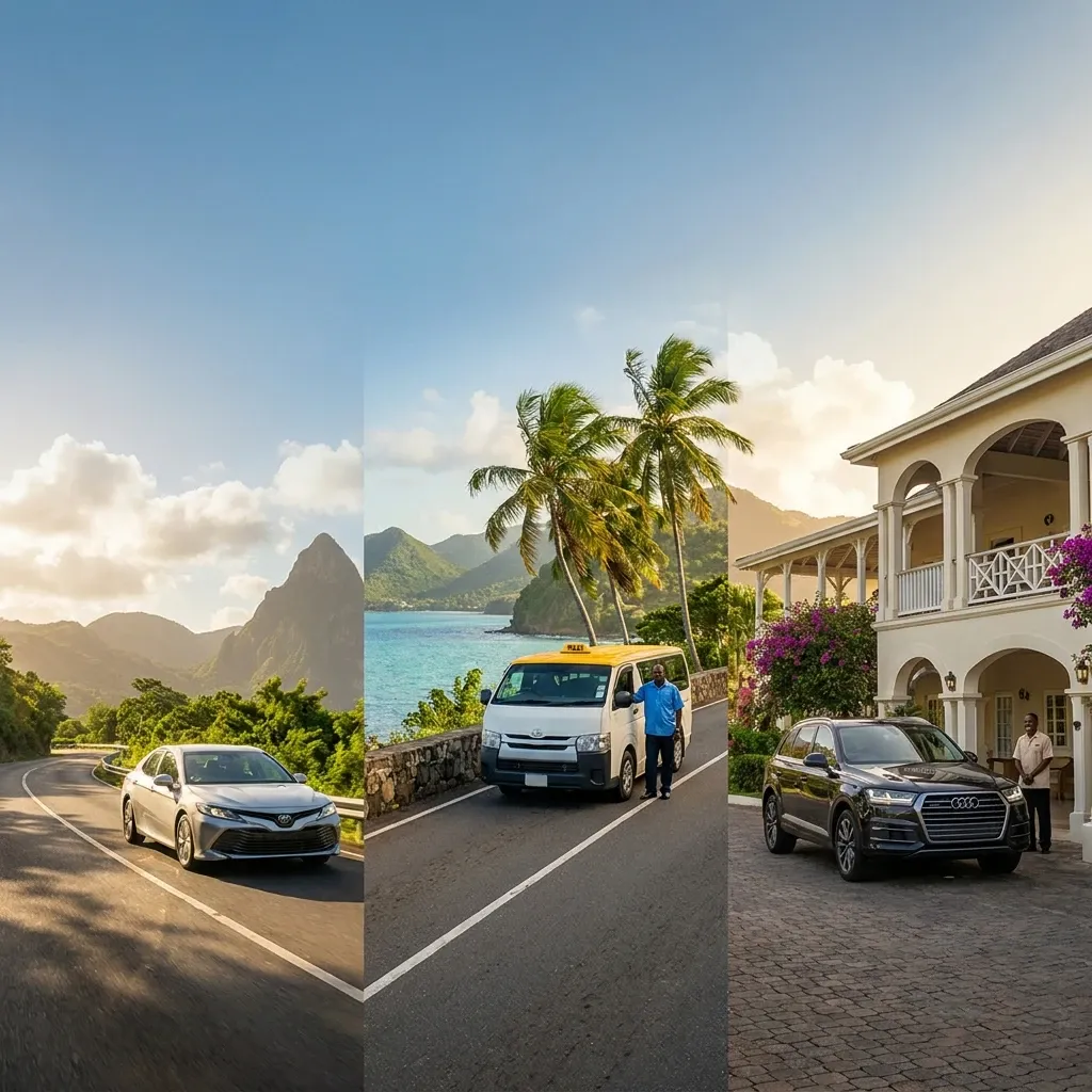 Rent a Car or Take Taxis in St Lucia?