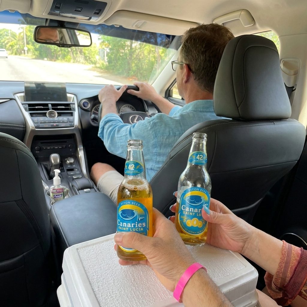 Guided tour day, the smartest car-free transport in St Lucia.jpeg